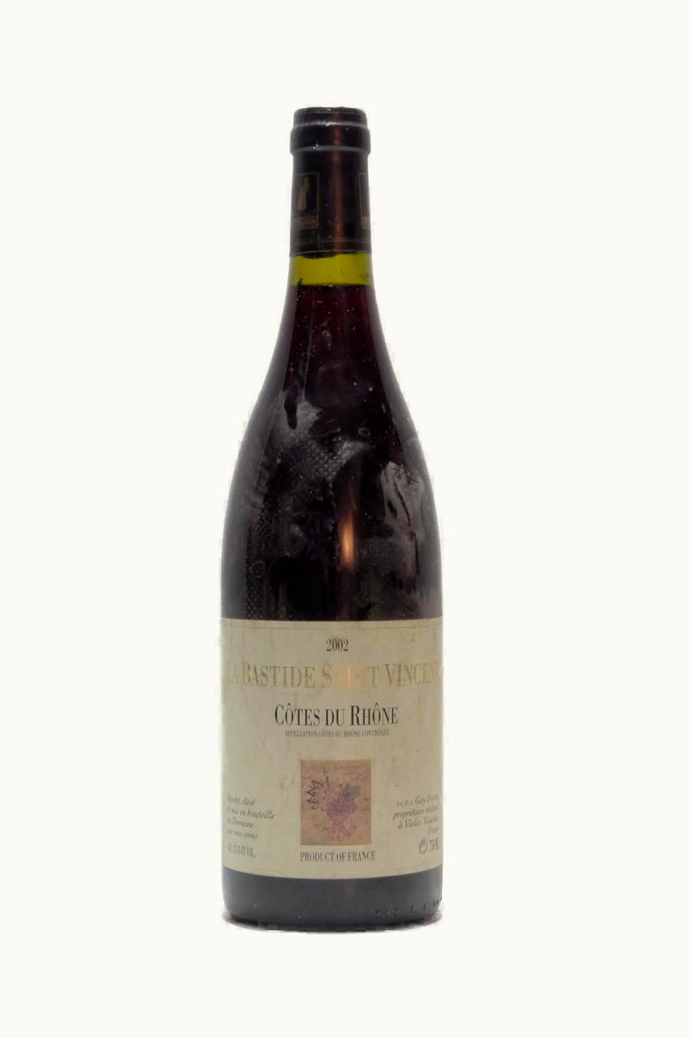 Domaine La Bastide Domaine La Bastide St. VIncent Côte du Rhône, 2002