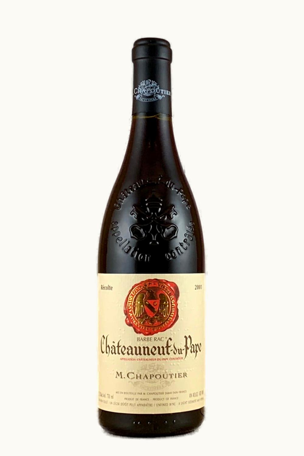 M. Chapoutier M. Chapoutier Barbe Rac Châteauneuf-du-Pape, 2001