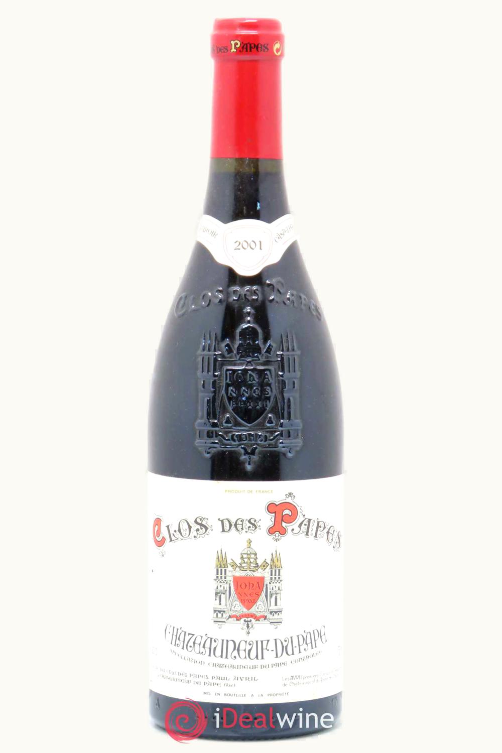 Paul Avril Paul Avril Clos de Pape Châteauneuf-du-Rhone, 2001