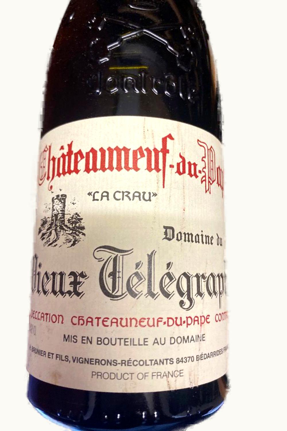 Domaine du Vieux Télégraphe Domaine du Vieux Télégraphe Châteauneuf-du-Pape La Crau, 2001