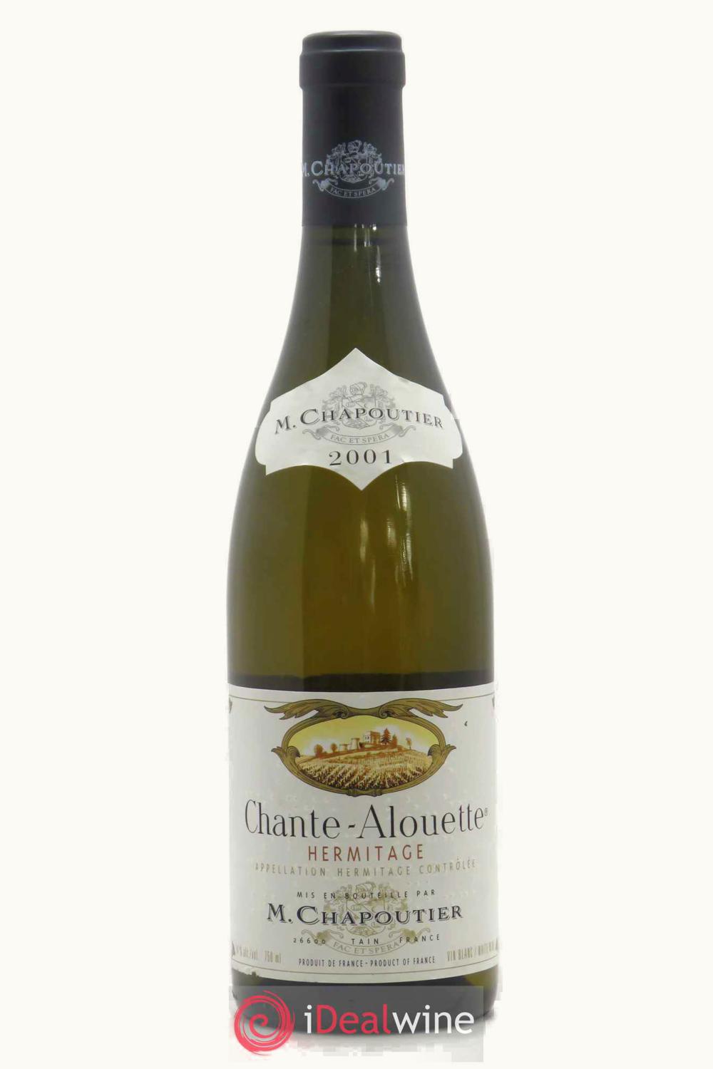 M. Chapoutier M. Chapoutier Chante Alouette Hermitage Blanc, 2001