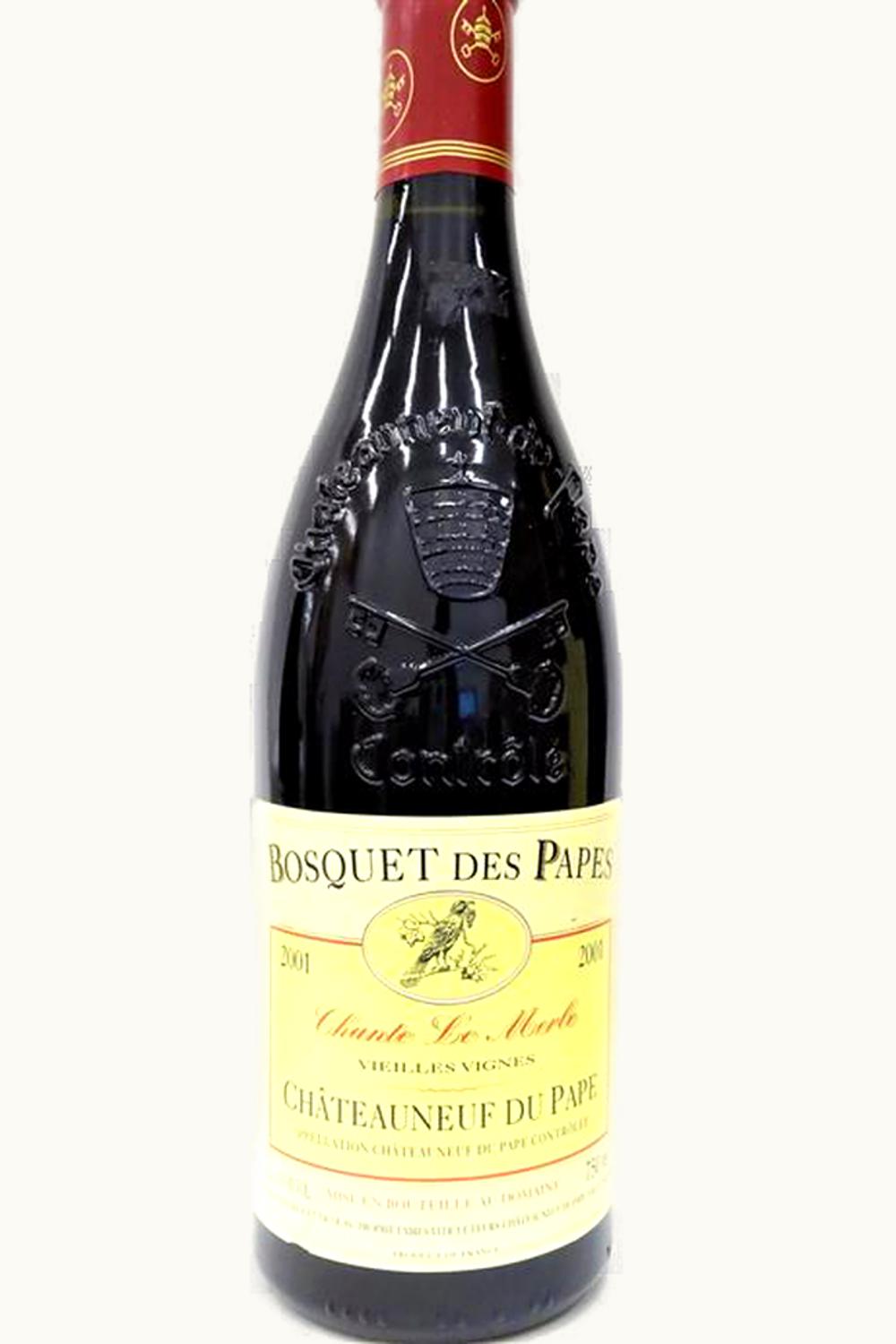 Domaine Bosquet des Papes Domaine Bosquet des Papes Châteauneuf-du-Pape Chante le Merle, 2001