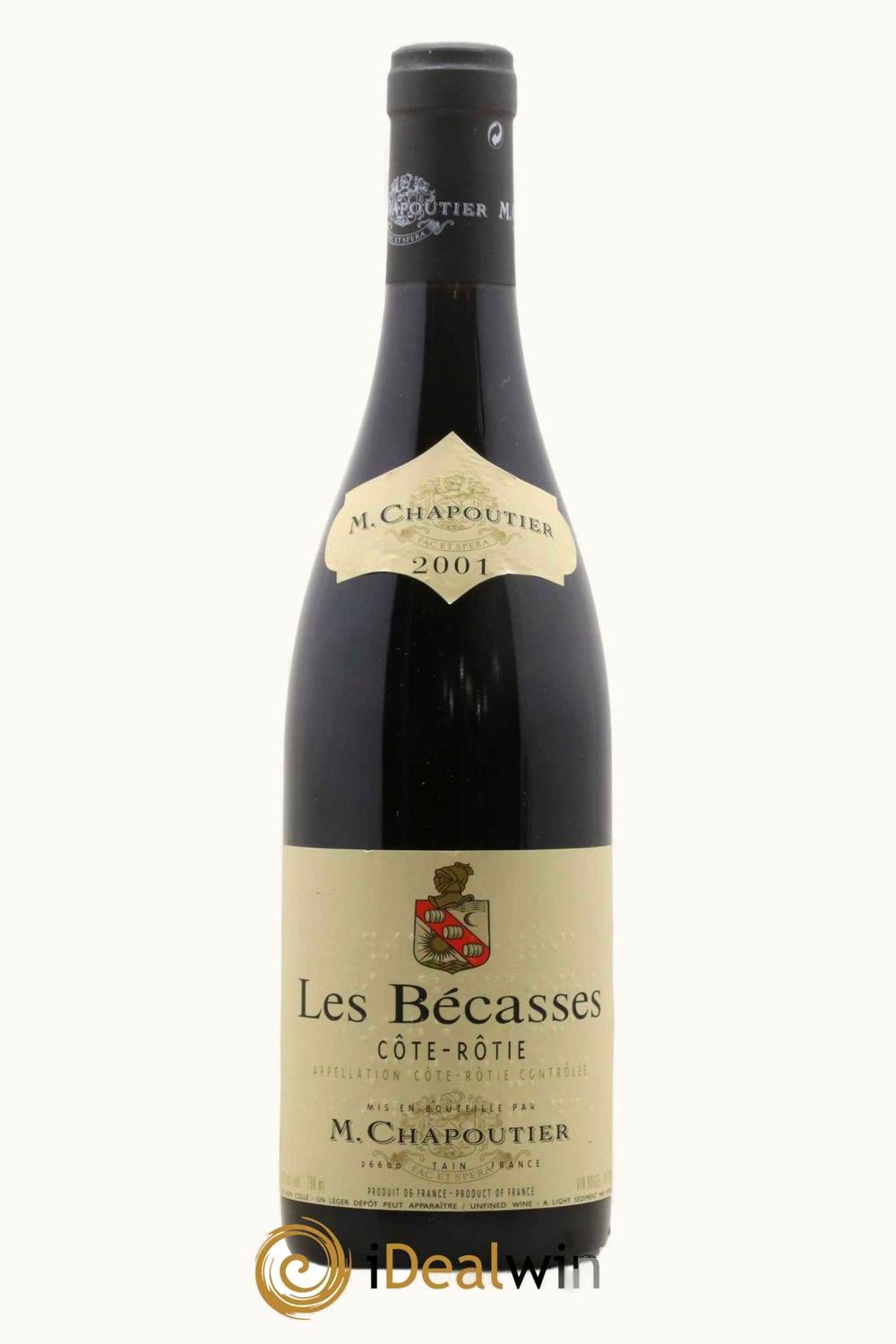 M. Chapoutier M. Chapoutier Les Bécasses Côte-Rôtie, 2001