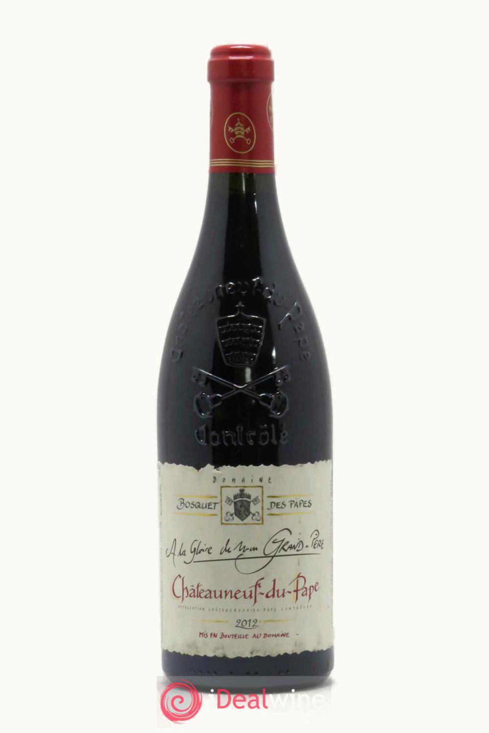 Domaine Bosquet des Papes Domaine Bosquet des Papes Châteauneuf-du-Pape A la Gloire de Mon Grand-Père, 2001