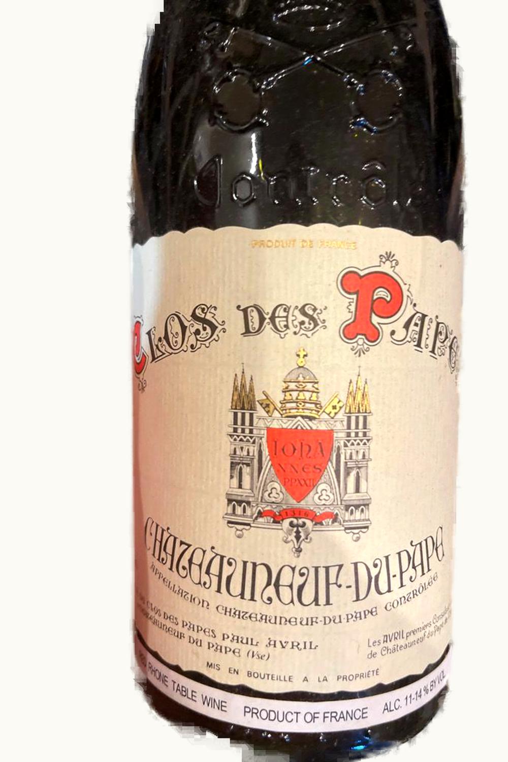 Paul Avril Paul Avril Clos de Pape Châteauneuf-du-Rhône, 2000