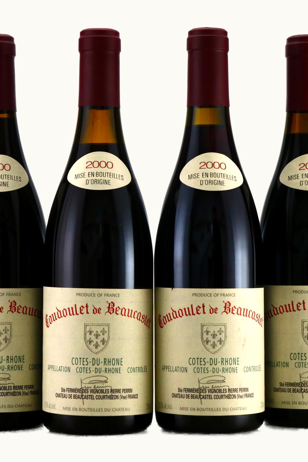 Château de Beaucastel Château de Beaucastel Coudoulet Côtes du Rhône, 2000