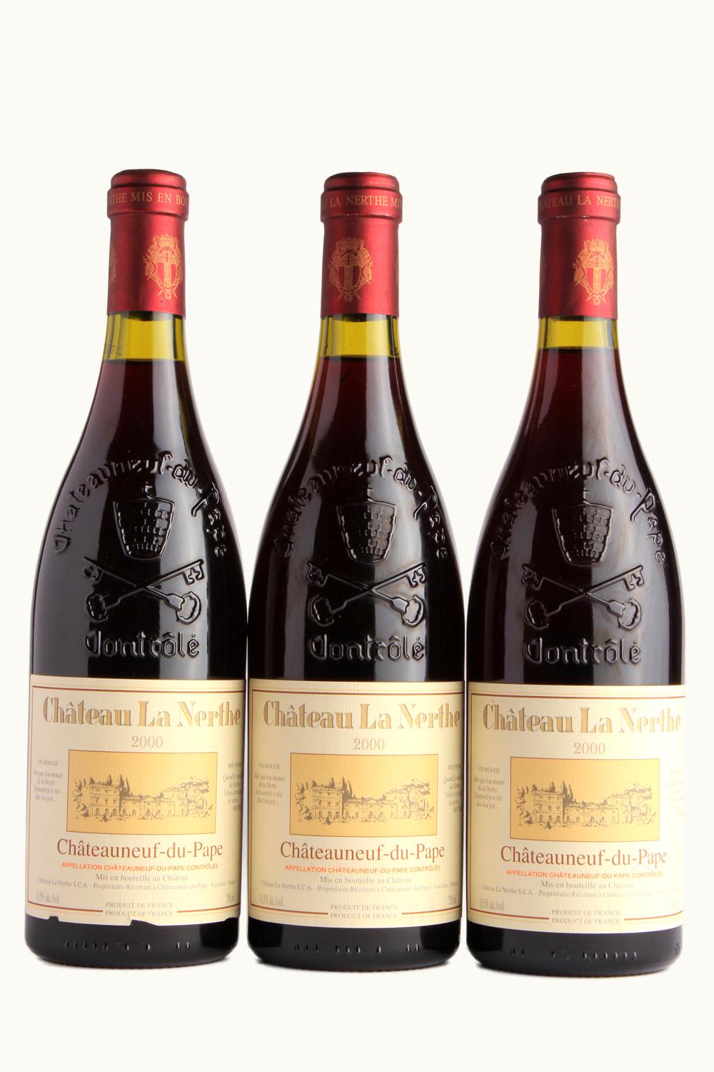 Château La Nerthe La Nerthe Châteauneuf-du-Pape, 2000