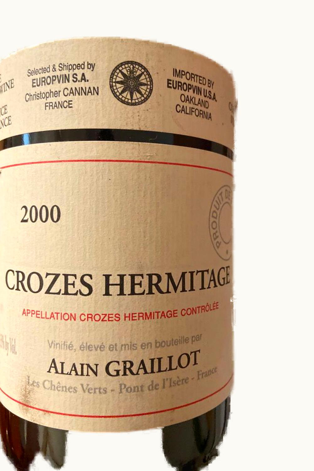 Domaine Alain Graillot Domaine Alain Graillot Crozes-Hermitage, 2000