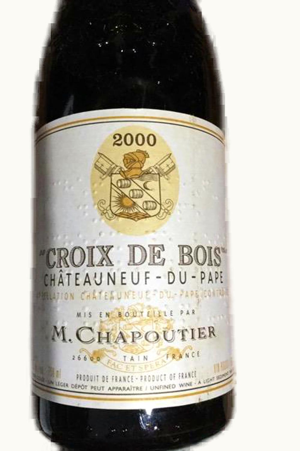 M. Chapoutier M. Chapoutier Croix de Bois Châteauneuf-du-Pape Rouge, 2000