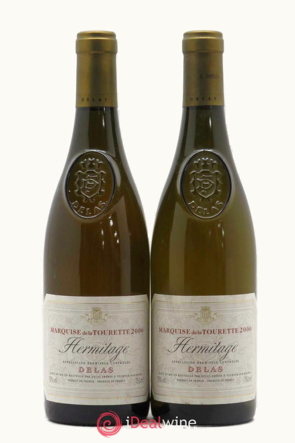Delas Frères Delas Frères Domaine de Tourette Marquise la Blanc Hermitage, 2000