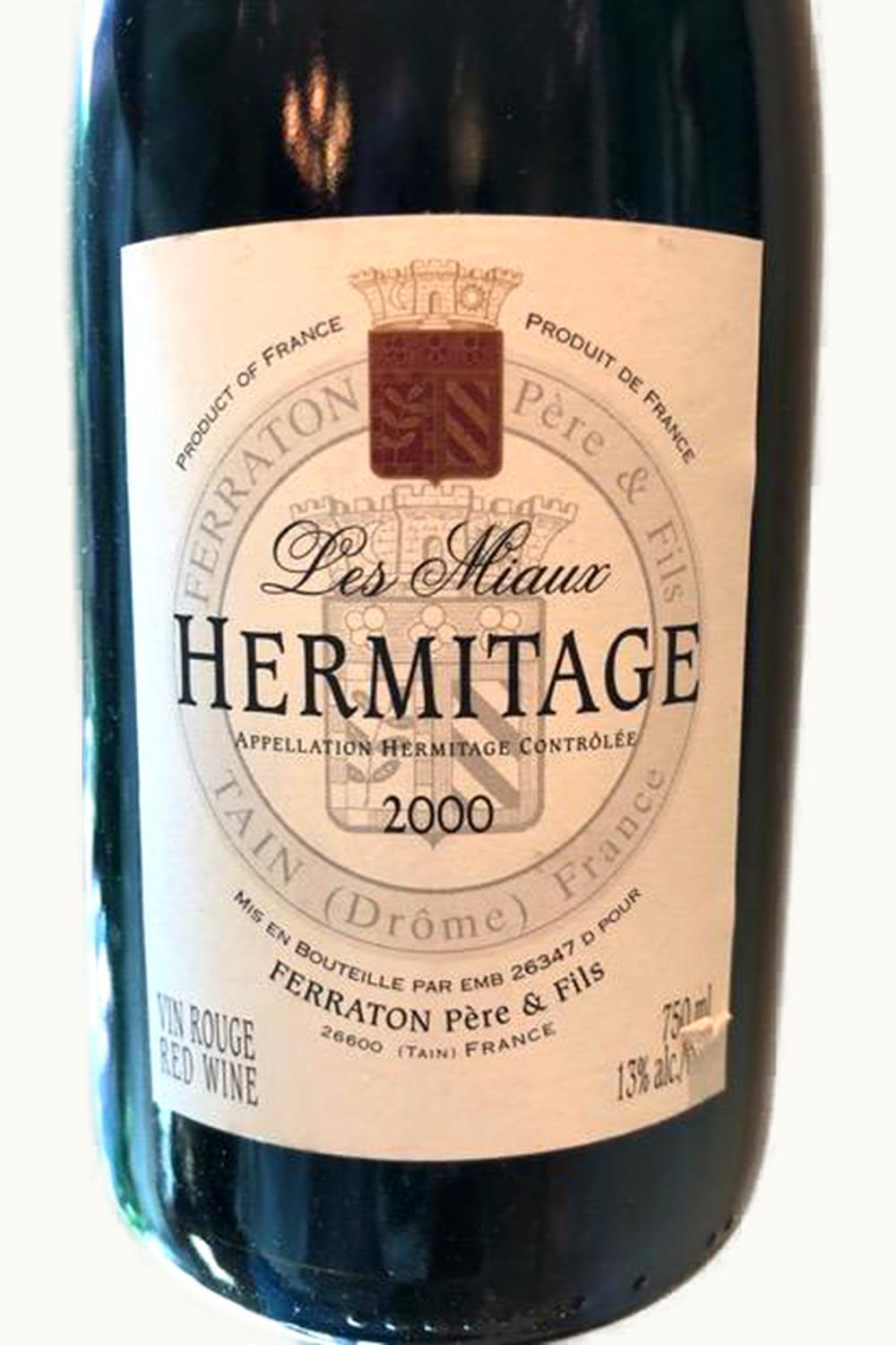Ferraton Père & Fils Ferraton Père & Fils Les Miaux Hermitage, 2000