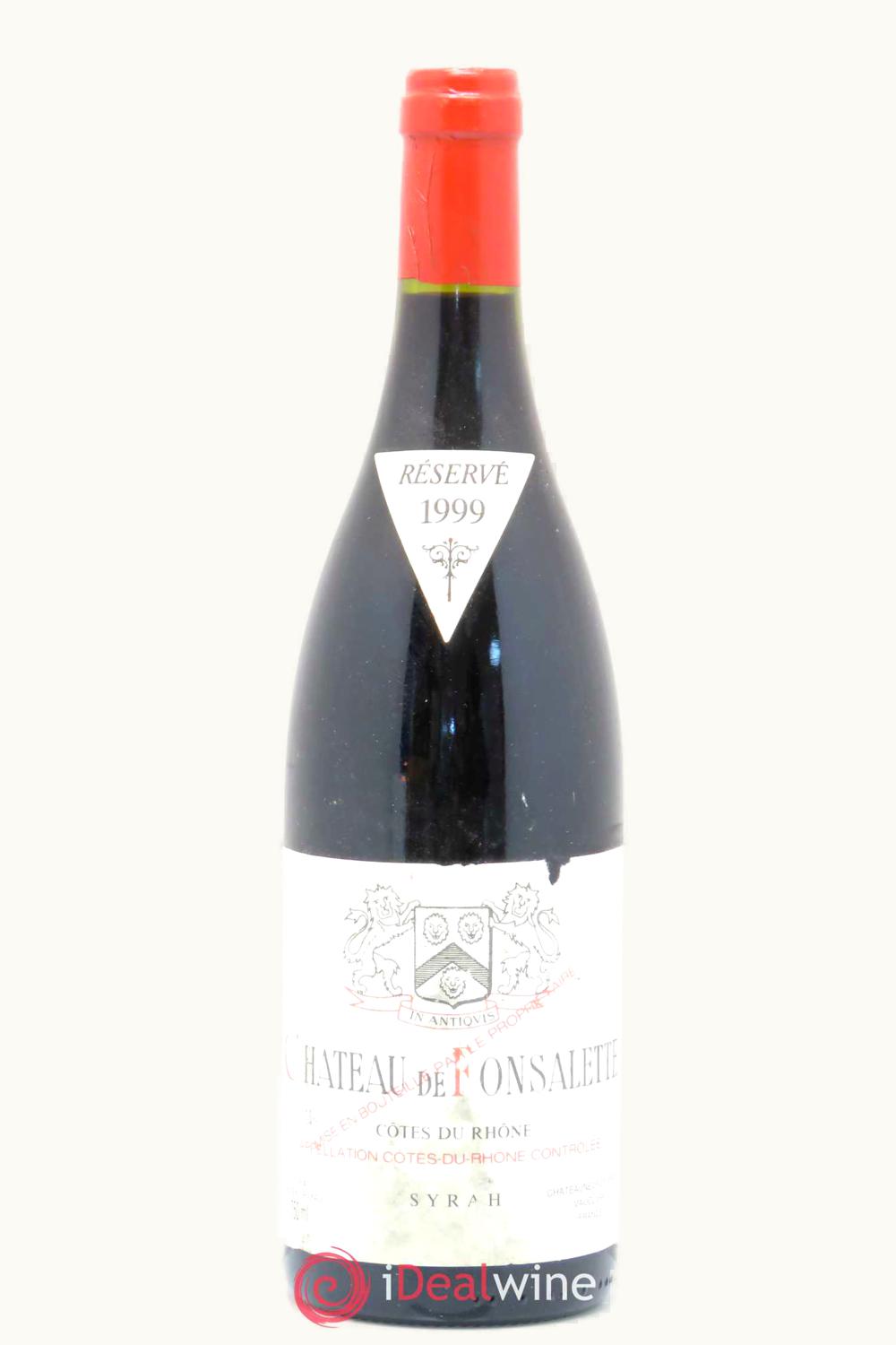 De Fonsalette De Fonsalette Réserve Côtes du Rhône, 1999