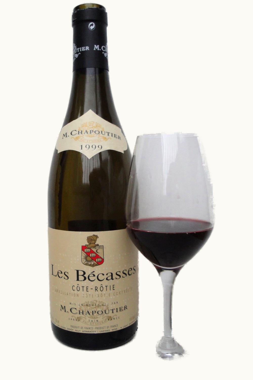 M. Chapoutier M. Chapoutier Les Bécasses Côte-Rôtie, 1999