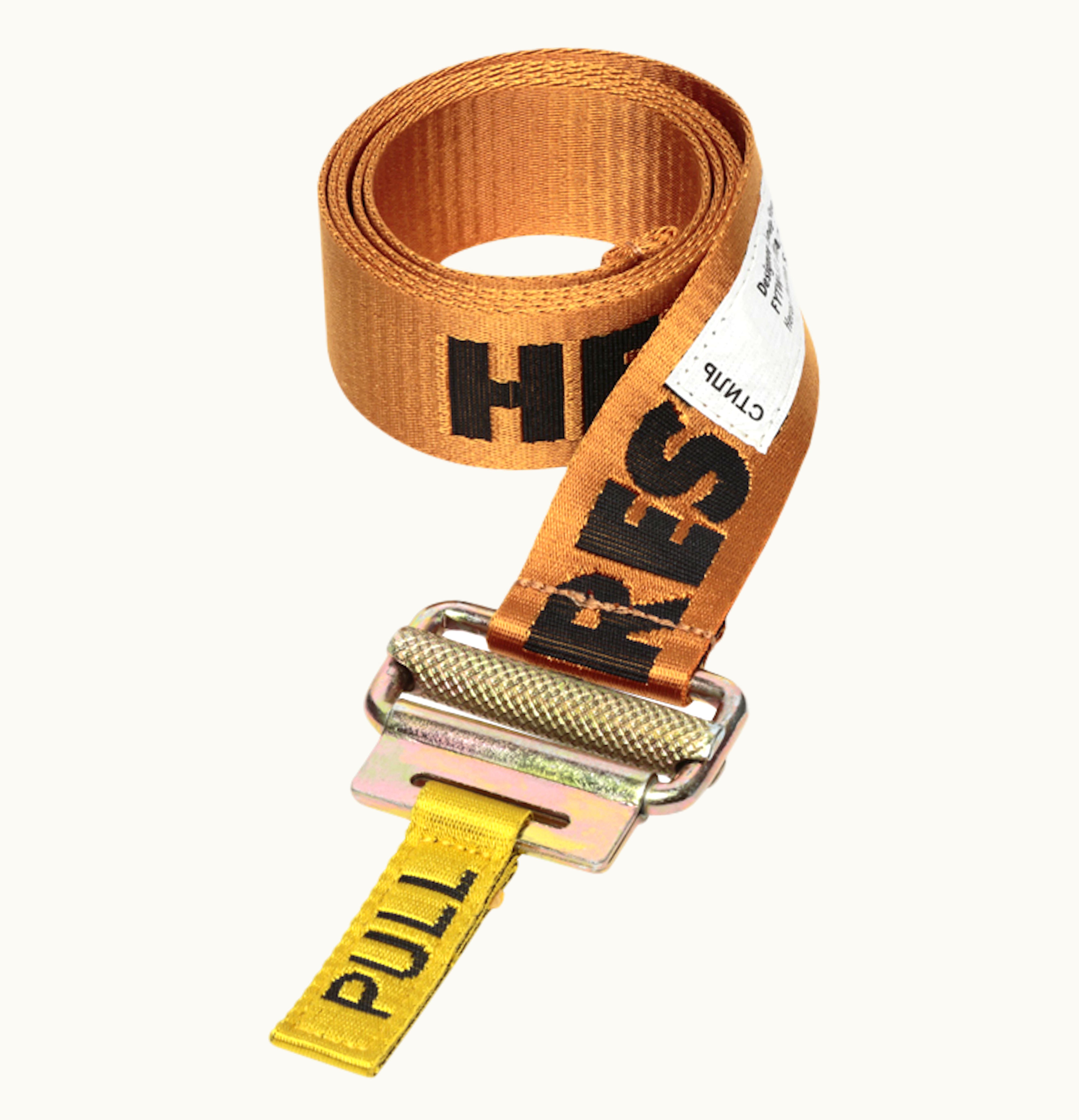 Heron Preston Heron Preston HBX Jacquard Tape Belt SS19 Orange