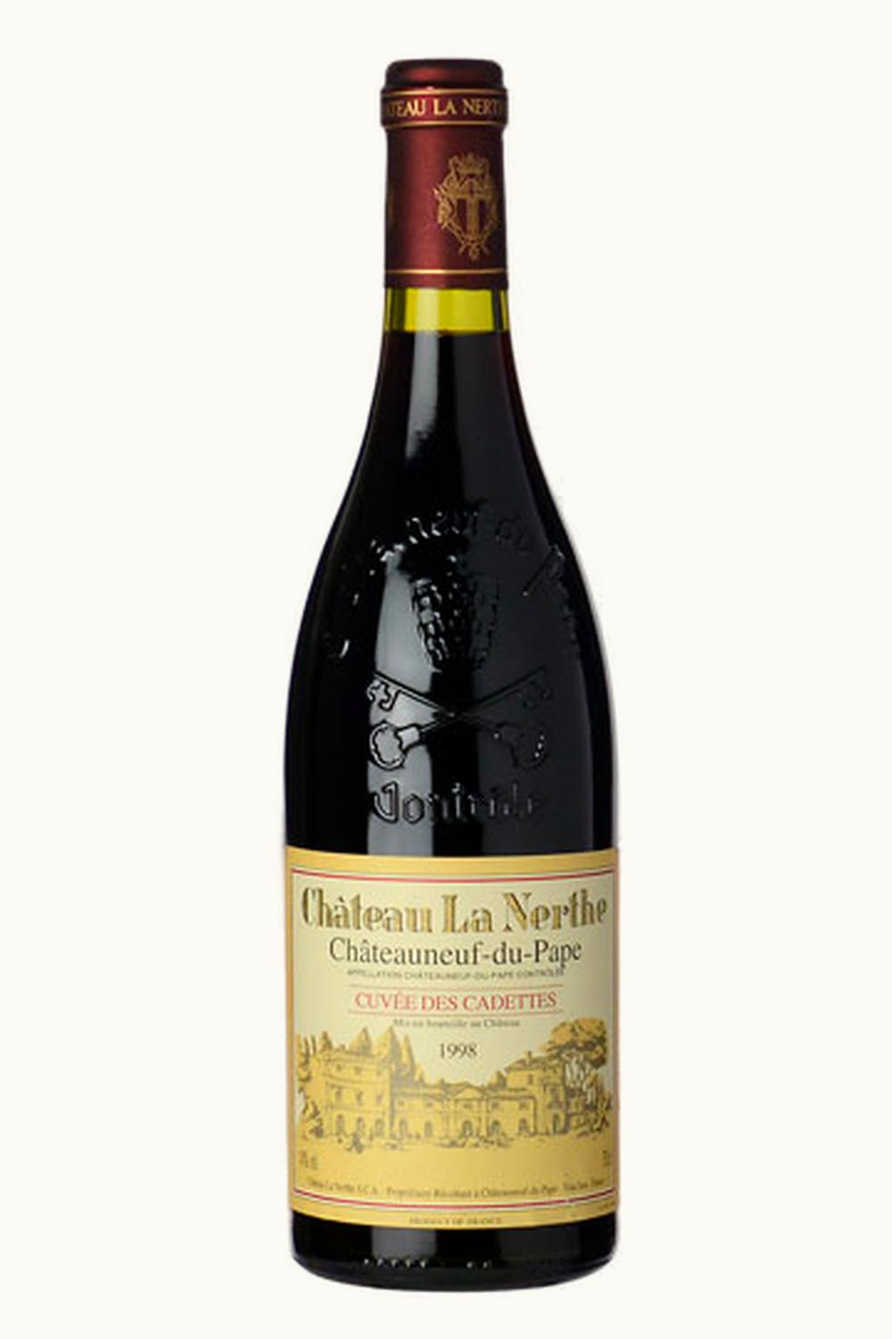 Château La Nerthe La Nerthe Cuvée des Cadettes Châteauneuf-du-Pape, 1998