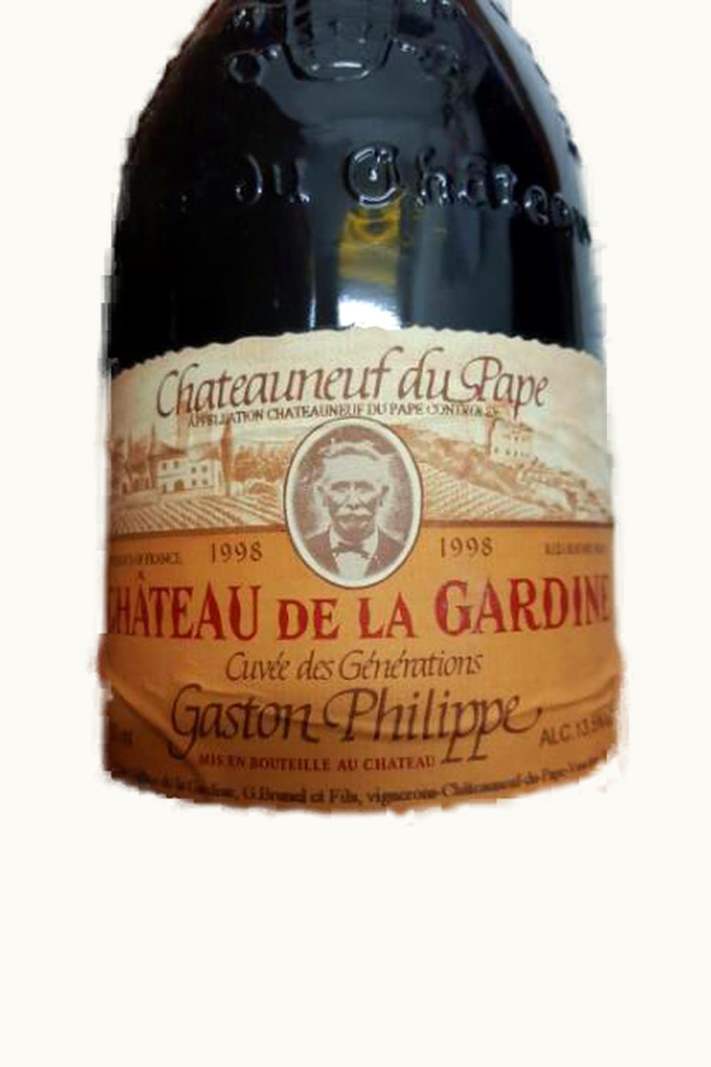 De la Gardine De la Gardine Cuvée Génération Gaston Philip Châteauneuf-du-Pape, 1998