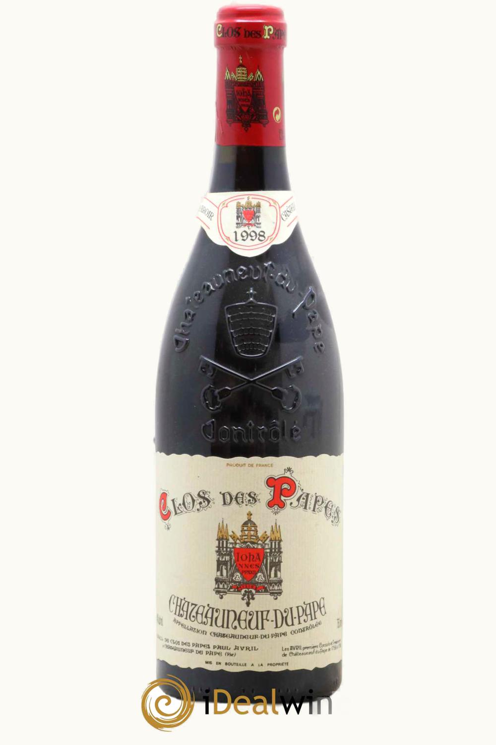 Paul Avril Clos des Papes Châteauneuf-du-Rhône, 1998