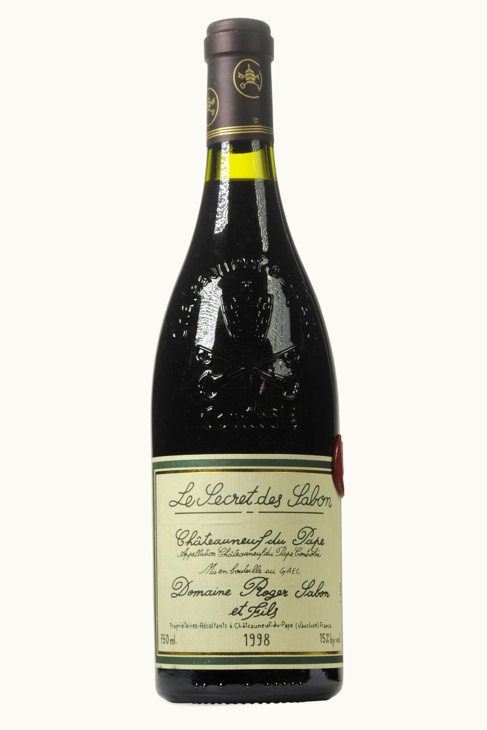 Roger Sabon Cuvée Le Secret de Châteauneuf-du-Pape, 1998