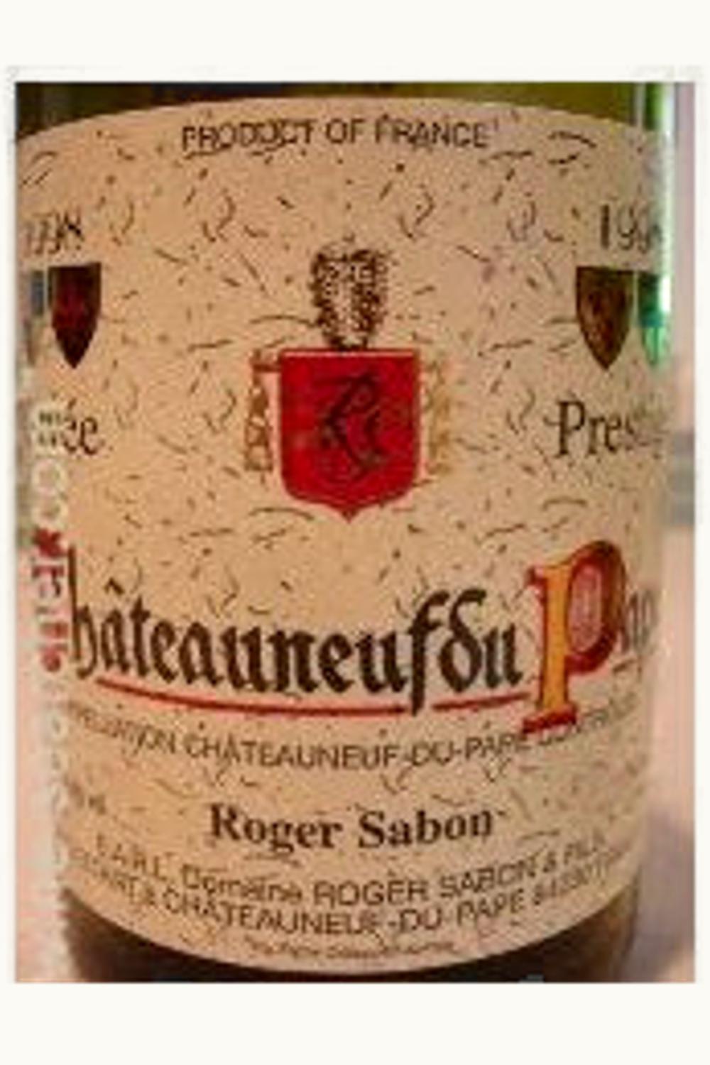 Roger Sabon Les Olivets Châteauneuf-du-Pape, 1998