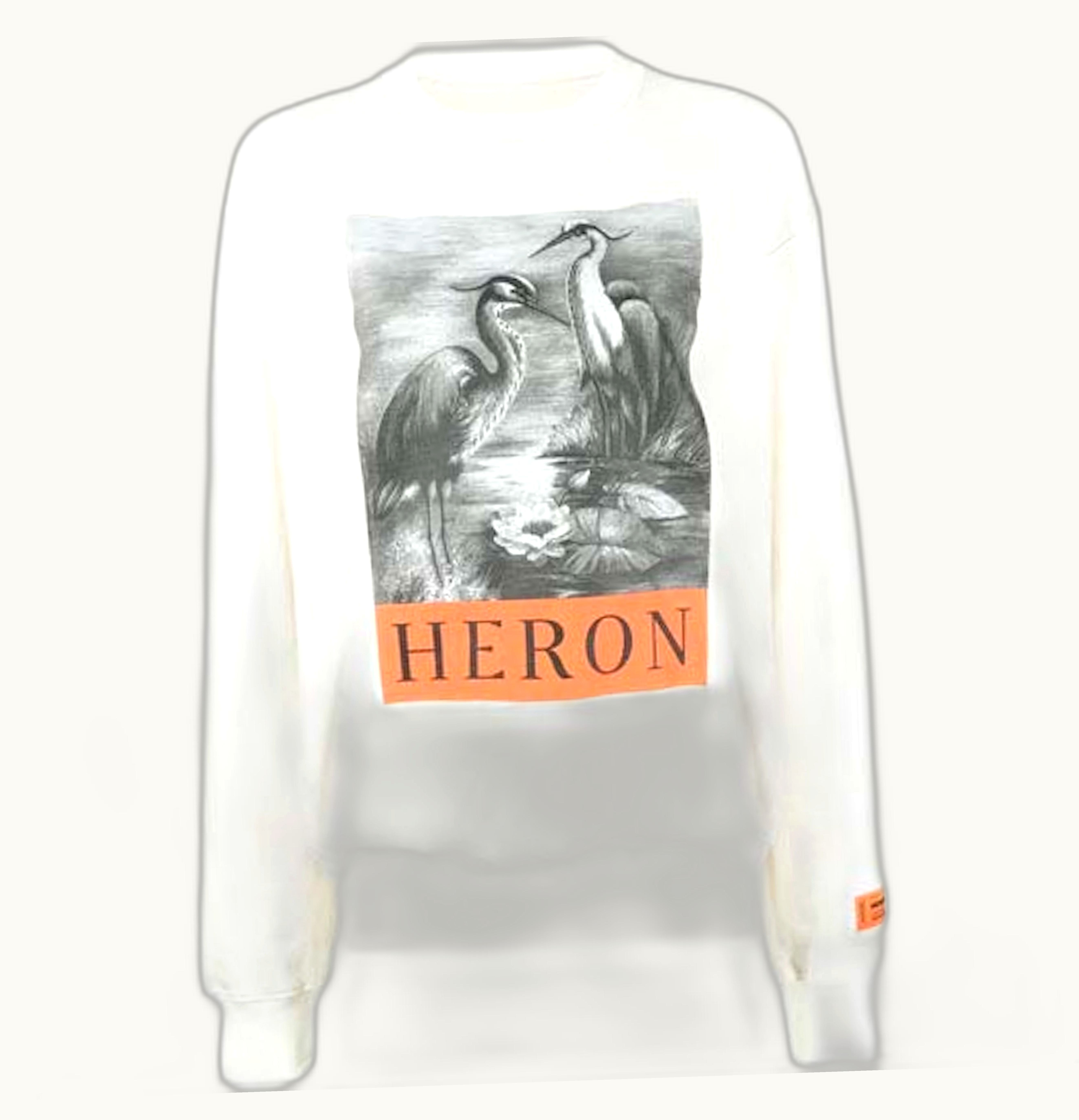 Heron Preston Heron Preston NF Heron Bw Crewneck White Black