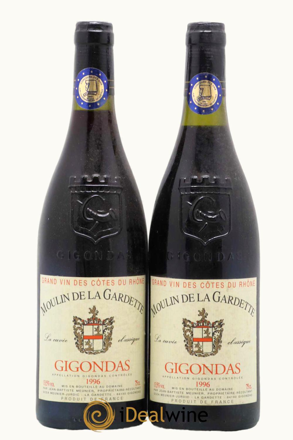 Moulin de la Gardette Moulin de la Gardette Cuvée Tradition Gigondas, 1996