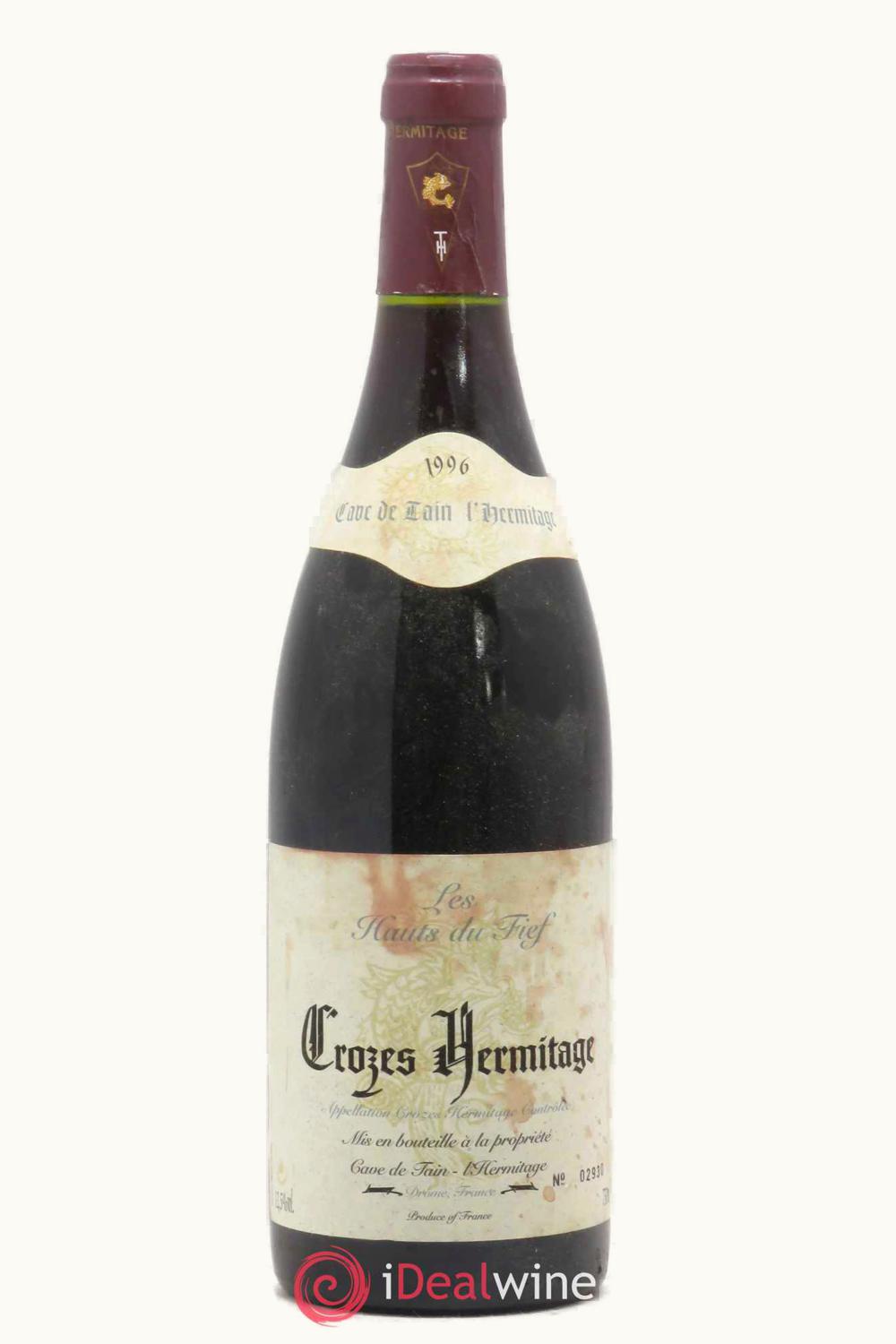 Cave de Tain Cave de Tain L'Esprit du Fief Crozes-Hermitage, 1996