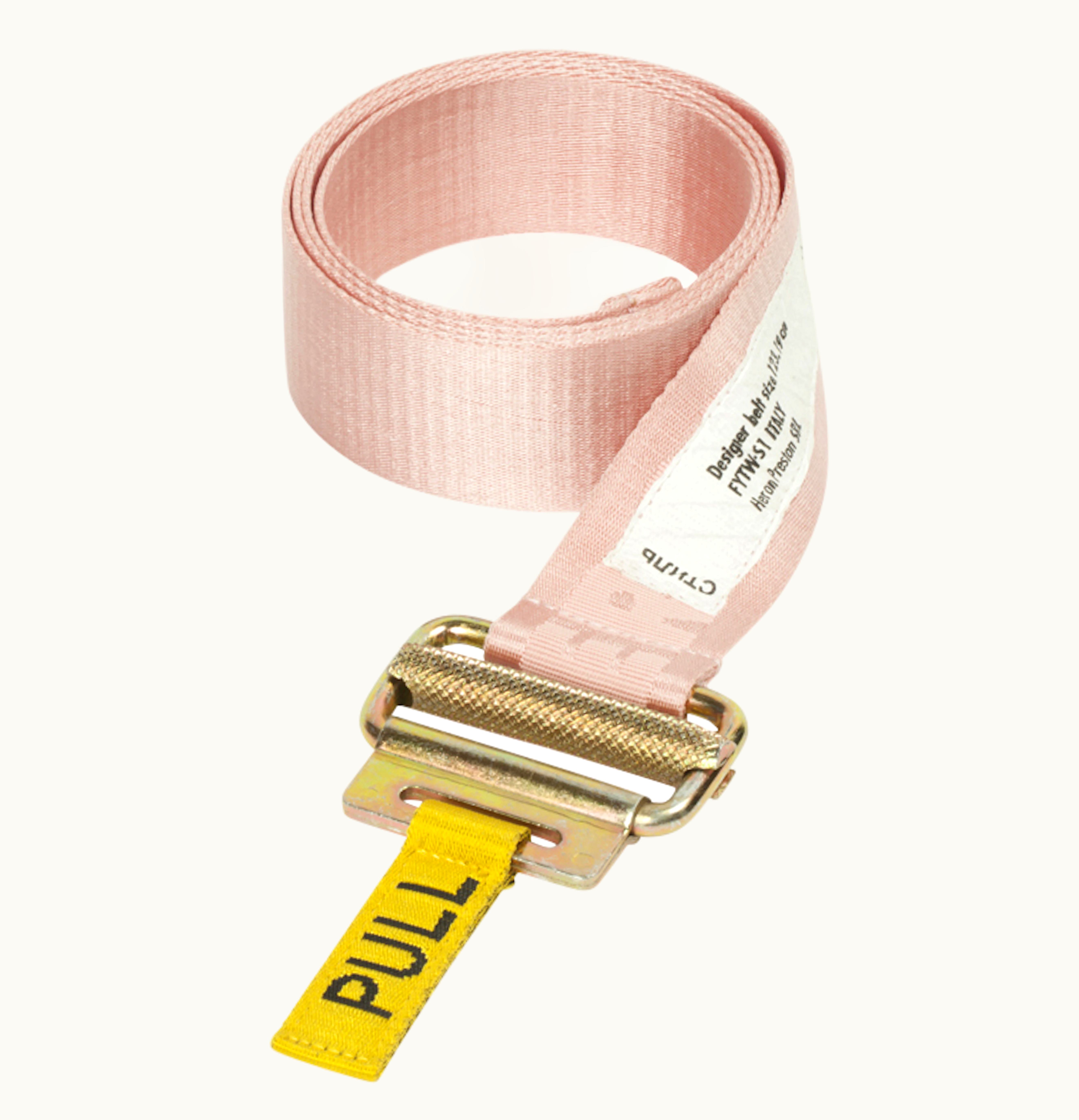 Heron Preston Heron Preston Jacquard Tape Belt SS19 Light Pink
