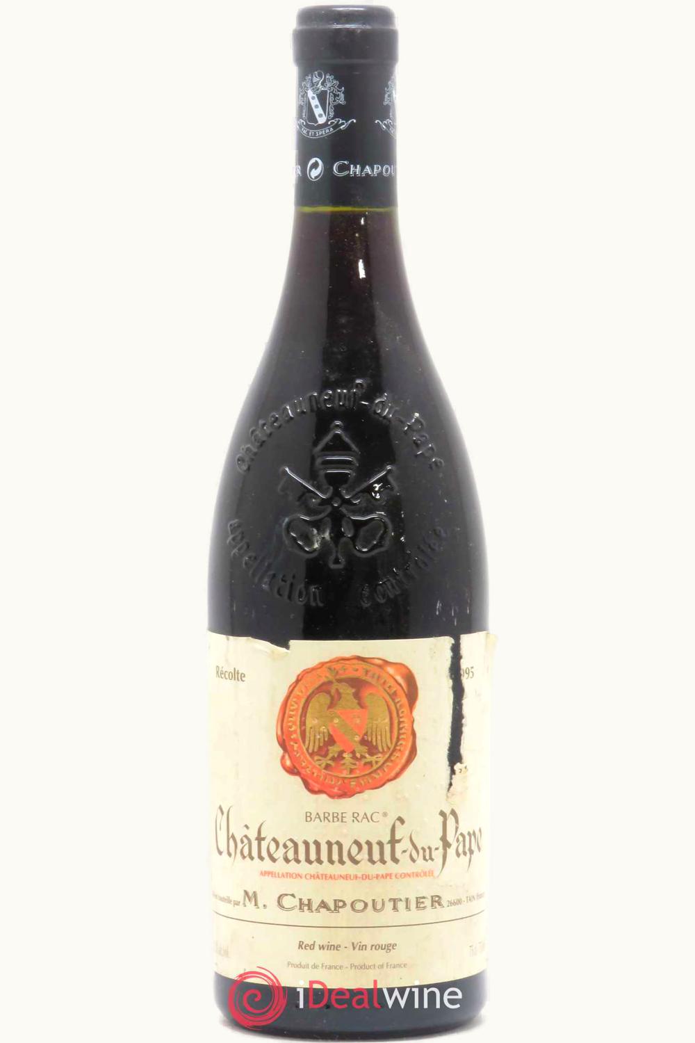 M. Chapoutier M. Chapoutier Barbe Rac Châteauneuf-du-Pape, 1995