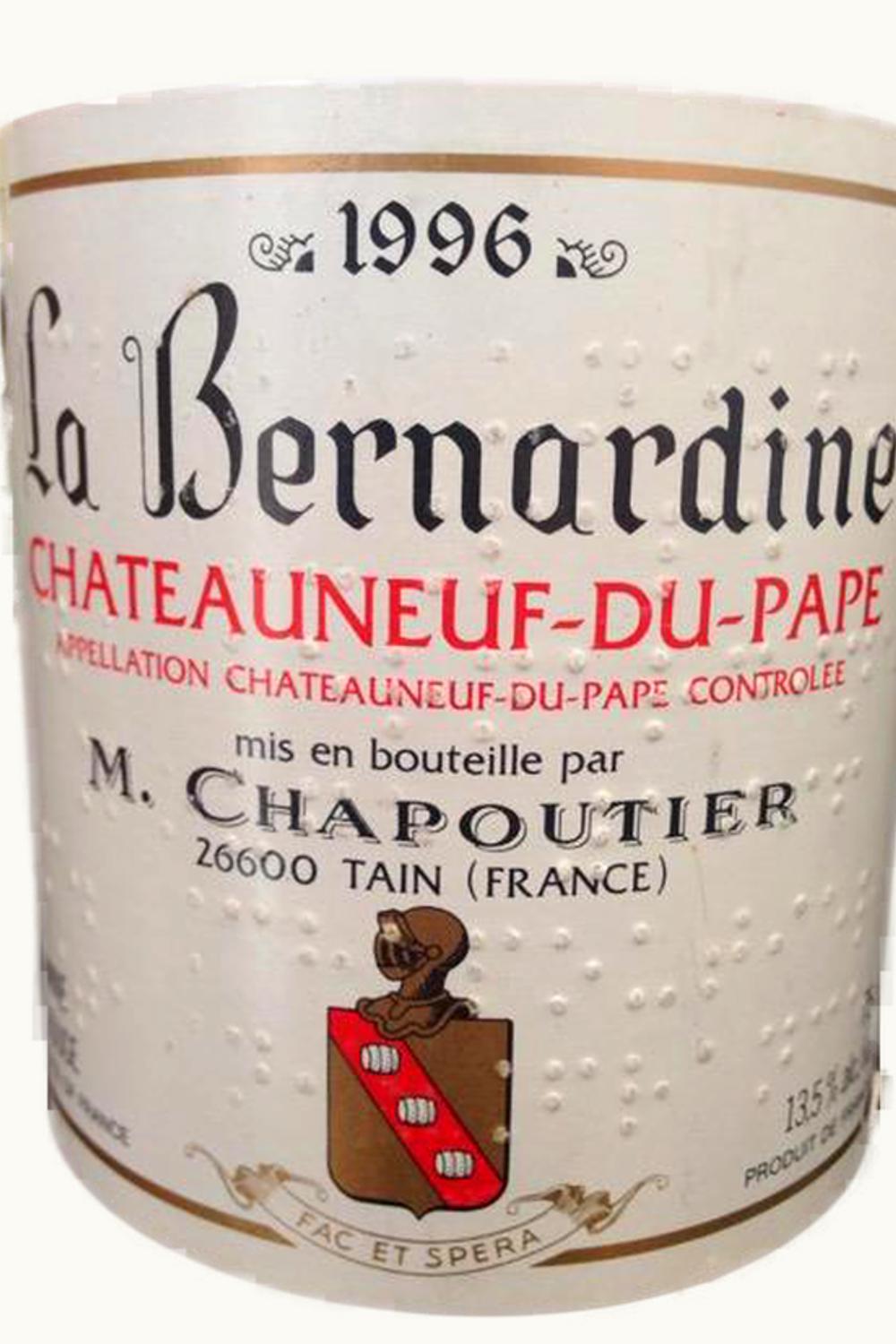 M. Chapoutier M. Chapoutier La Bernadine Châteauneuf-du-Pape, 1995