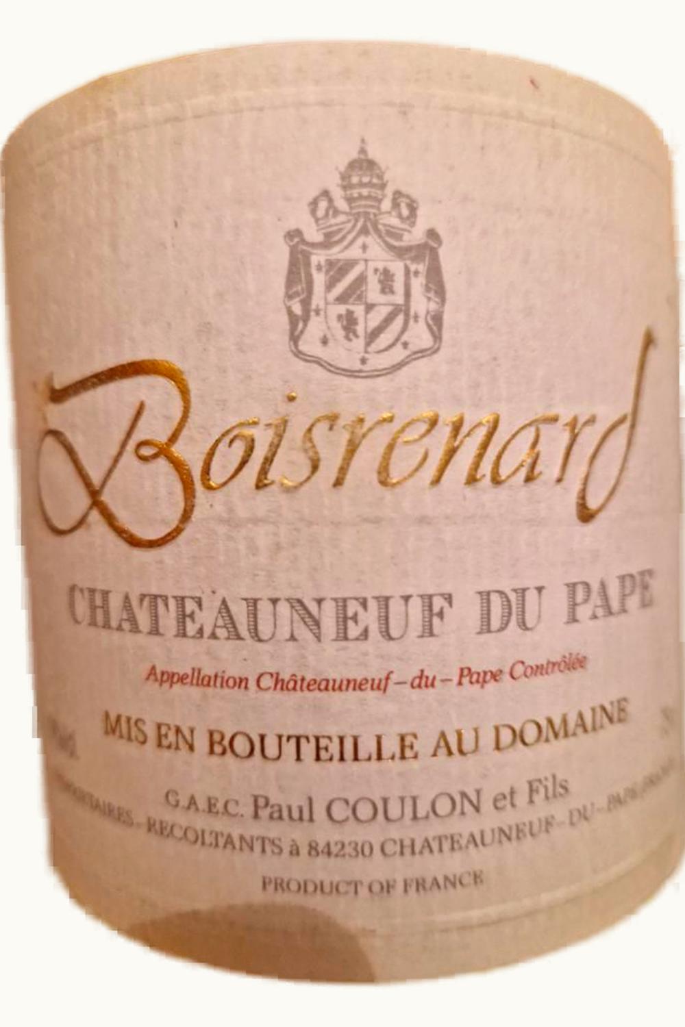 Domaine de Beaurenard Domaine de Beaurenard Boisrenard Châteauneuf-du-Pape, 1995