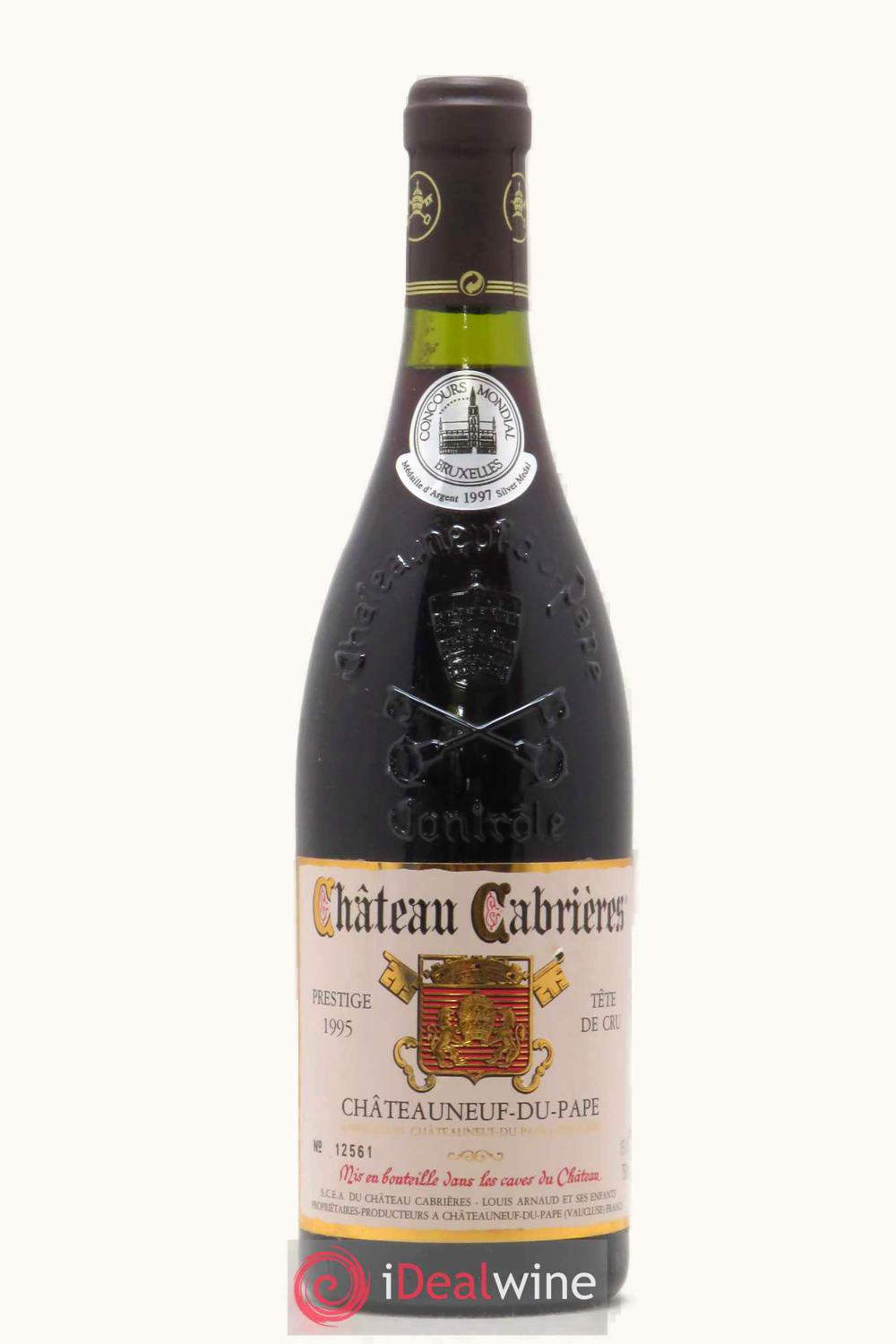 Château Cabrières Château Cabrières Tete de Cru Les Silex Chateauneuf du Pape Rhone France, 1995