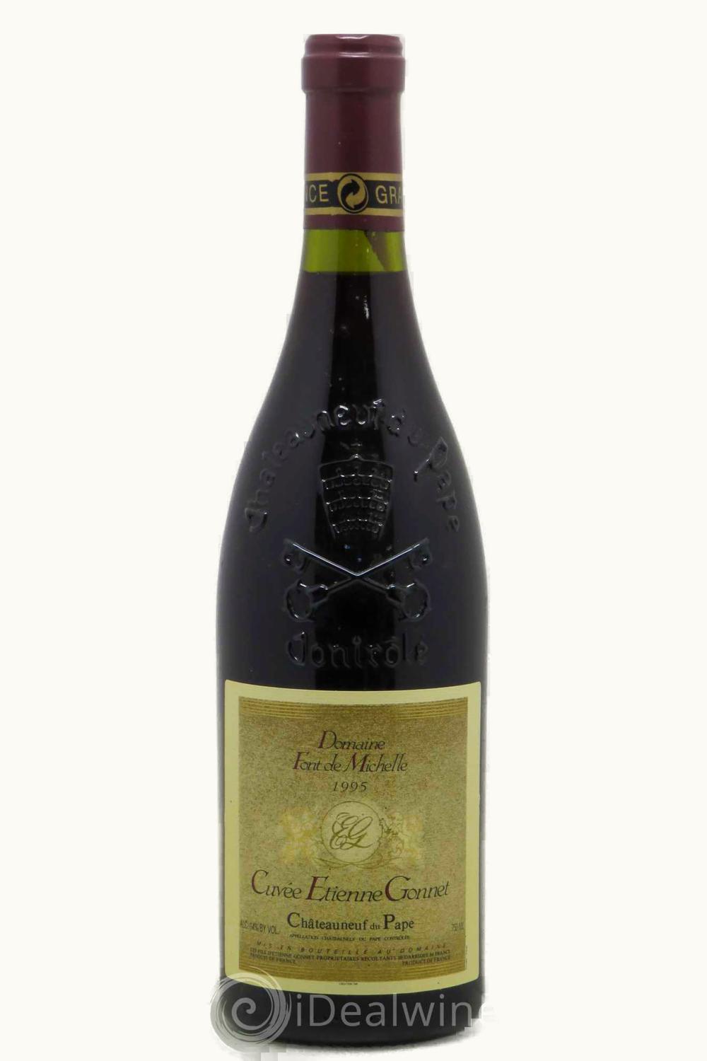Domaine Font de Michel Domaine Font de Michel Cuvee Etienne Gonnet Chateauneuf du Pape Rhone France, 1995