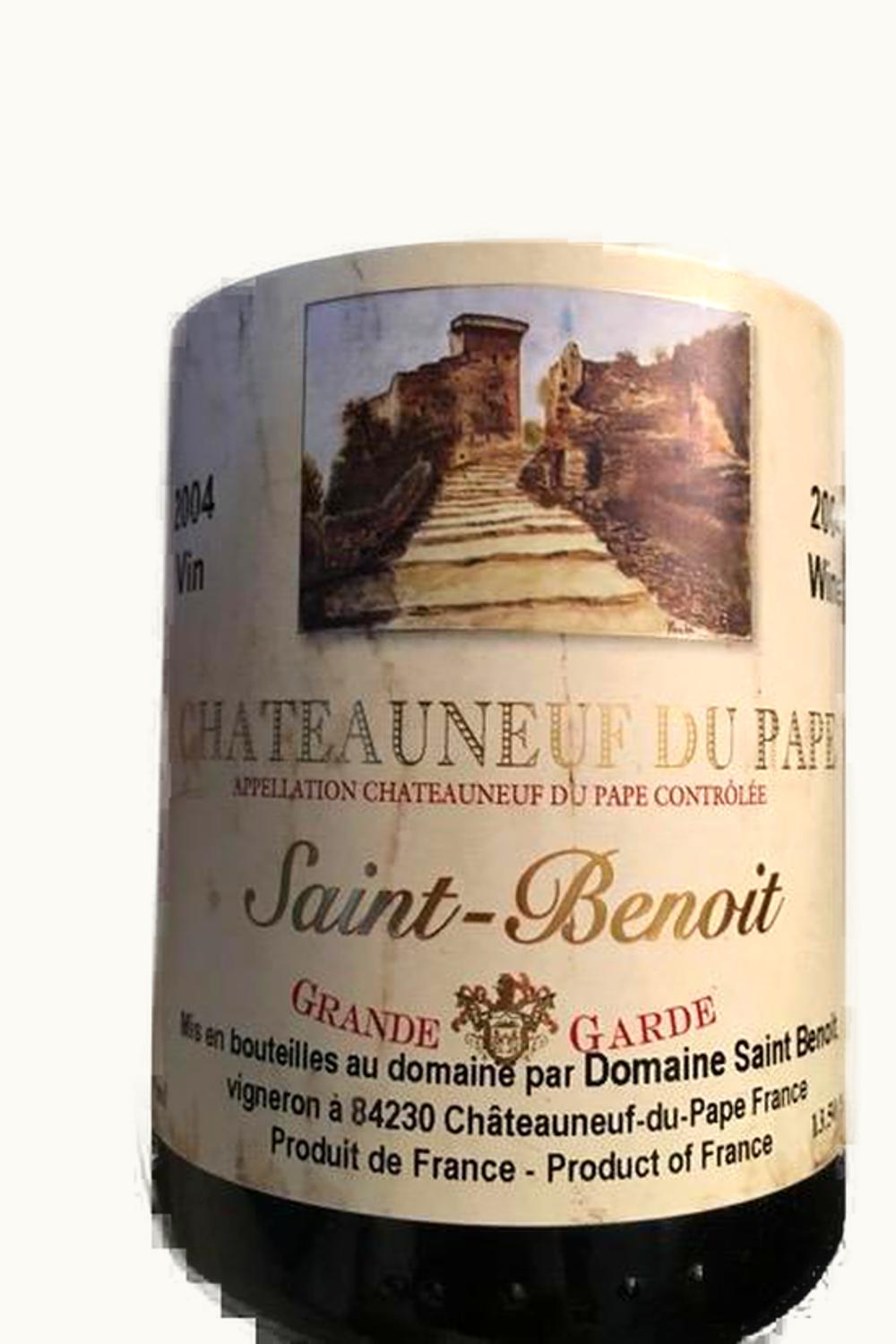Domaine St Benoit Domaine St Benoit Cuvee de Grand Garde Chateauneuf du Pape Rhone France, 1995