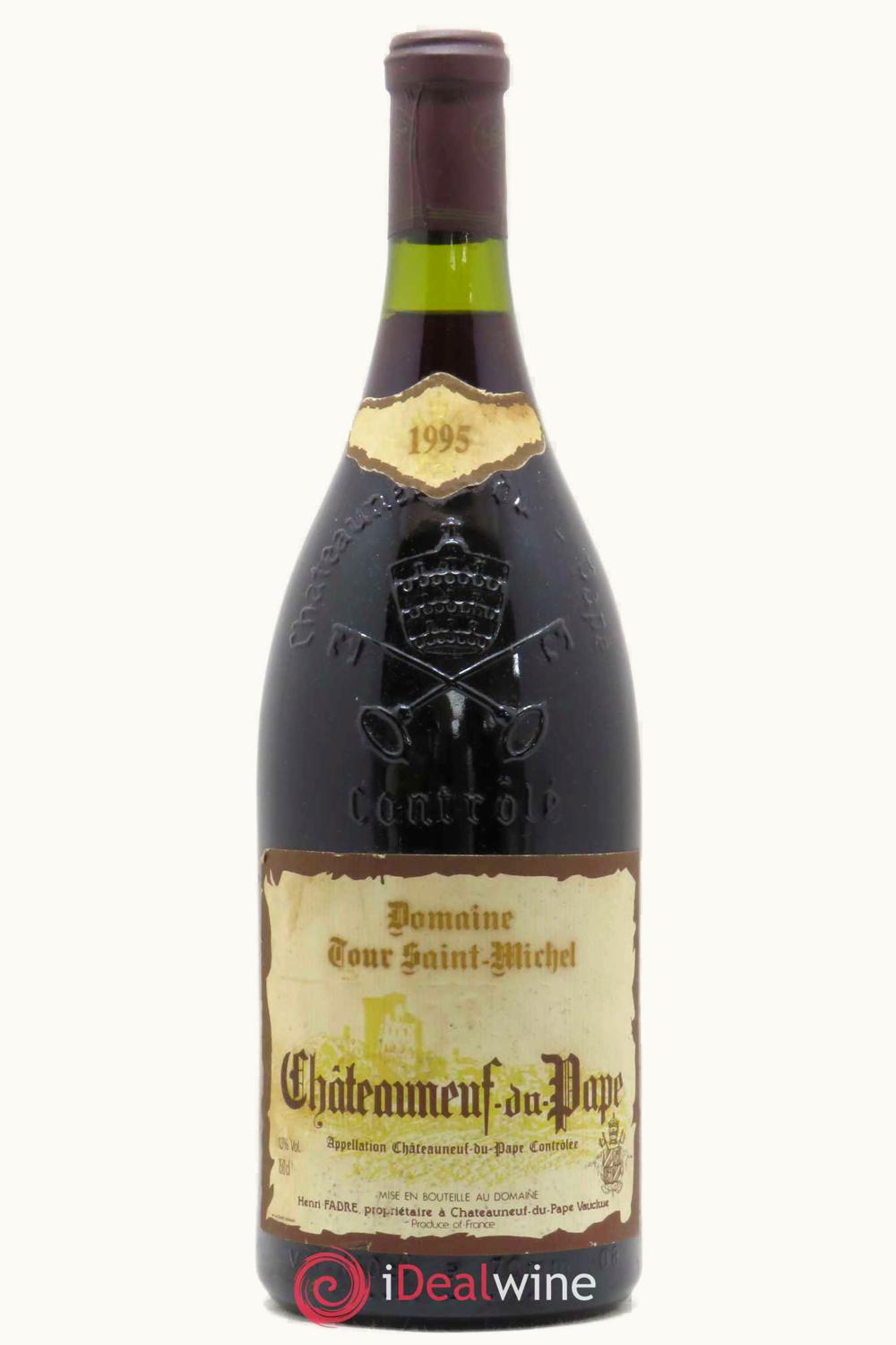 Domaine Tour St. Michel Domaine Tour St. Michel Chateauneuf du Pape Rhone France, 1995