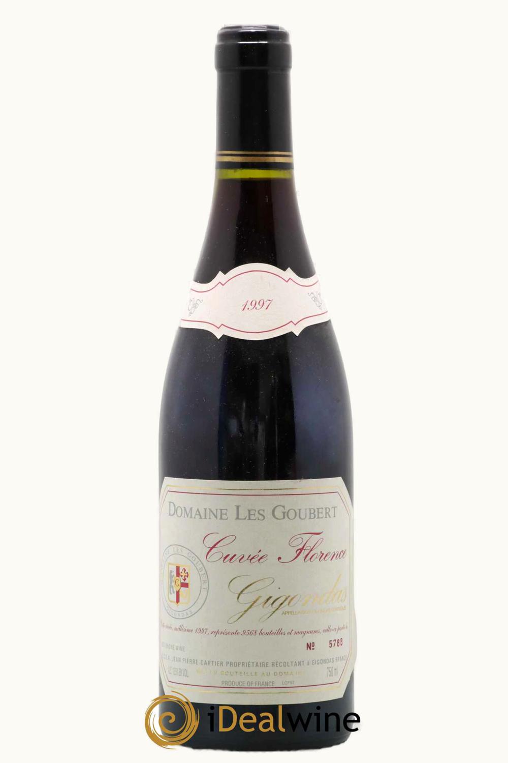Domaine Les Goubert Cuvee Florence Gigonda Rhone France, 1994