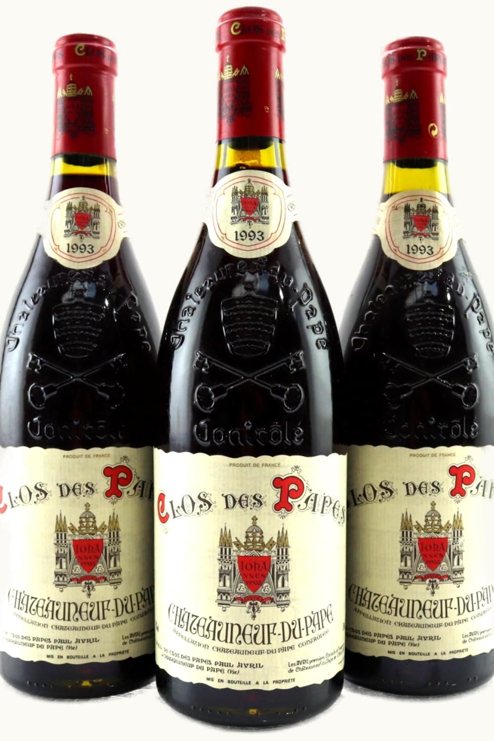 Paul Avril Clos de Pape Chateauneuf du Rhone France, 1993