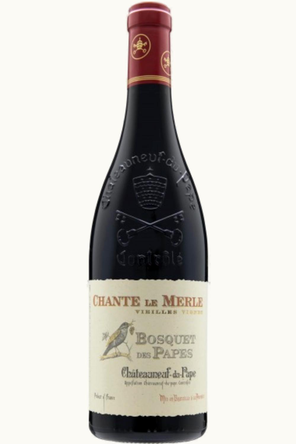 Domaine Bosquet des Papes Domaine Bosquet des Papes Chateauneuf du Chante le Merle Vieilles Vigne Rhone France, 1993