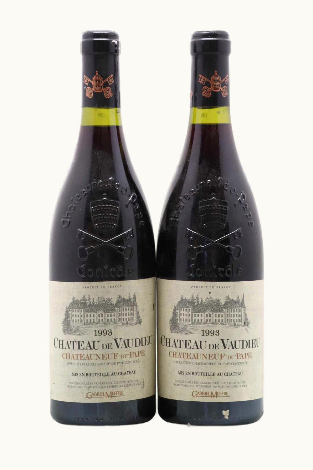 Fmly Berchet de Vaudieu Fmly Berchet de Vaudieu Chateauneuf du Pape Rhone France, 1993