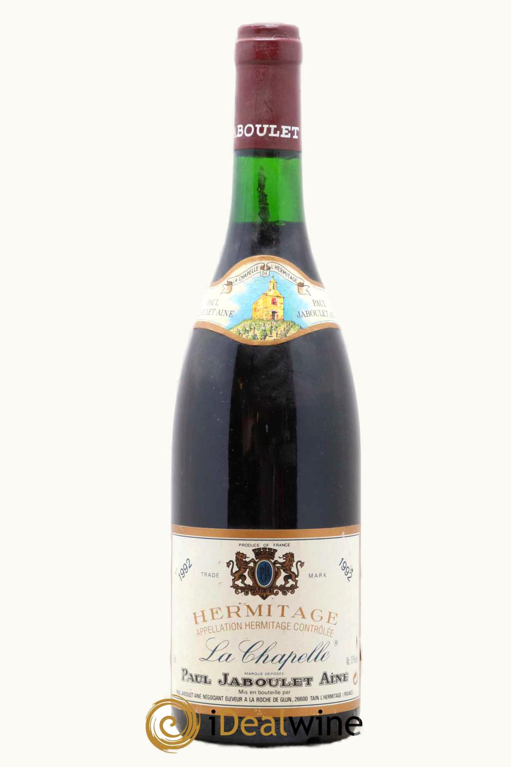 Paul Jaboulet Aîné Paul Jaboulet Aîné La Chapelle Hermitage Rhone France, 1992