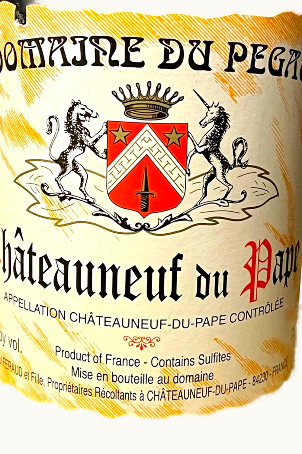 Domaine du Pegau Domaine du Pegau Chateauneuf Pape Cuvee Rsrv Rhone France, 1992