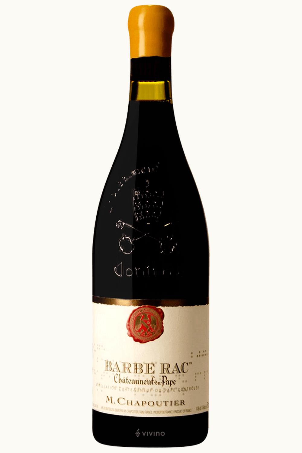 M. Chapoutier M. Chapoutier Barbe Rac Chateauneuf du Pape Rhone France, 1992