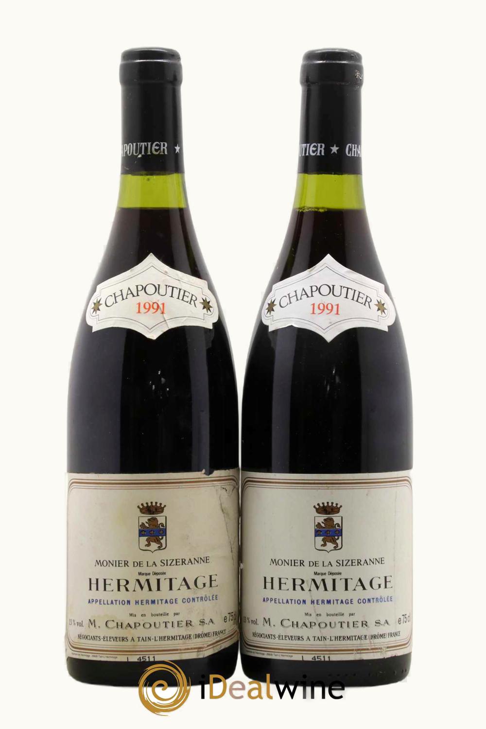 M. Chapoutier M. Chapoutier Monier de la Sizeran Hermitage Rhone France, 1991