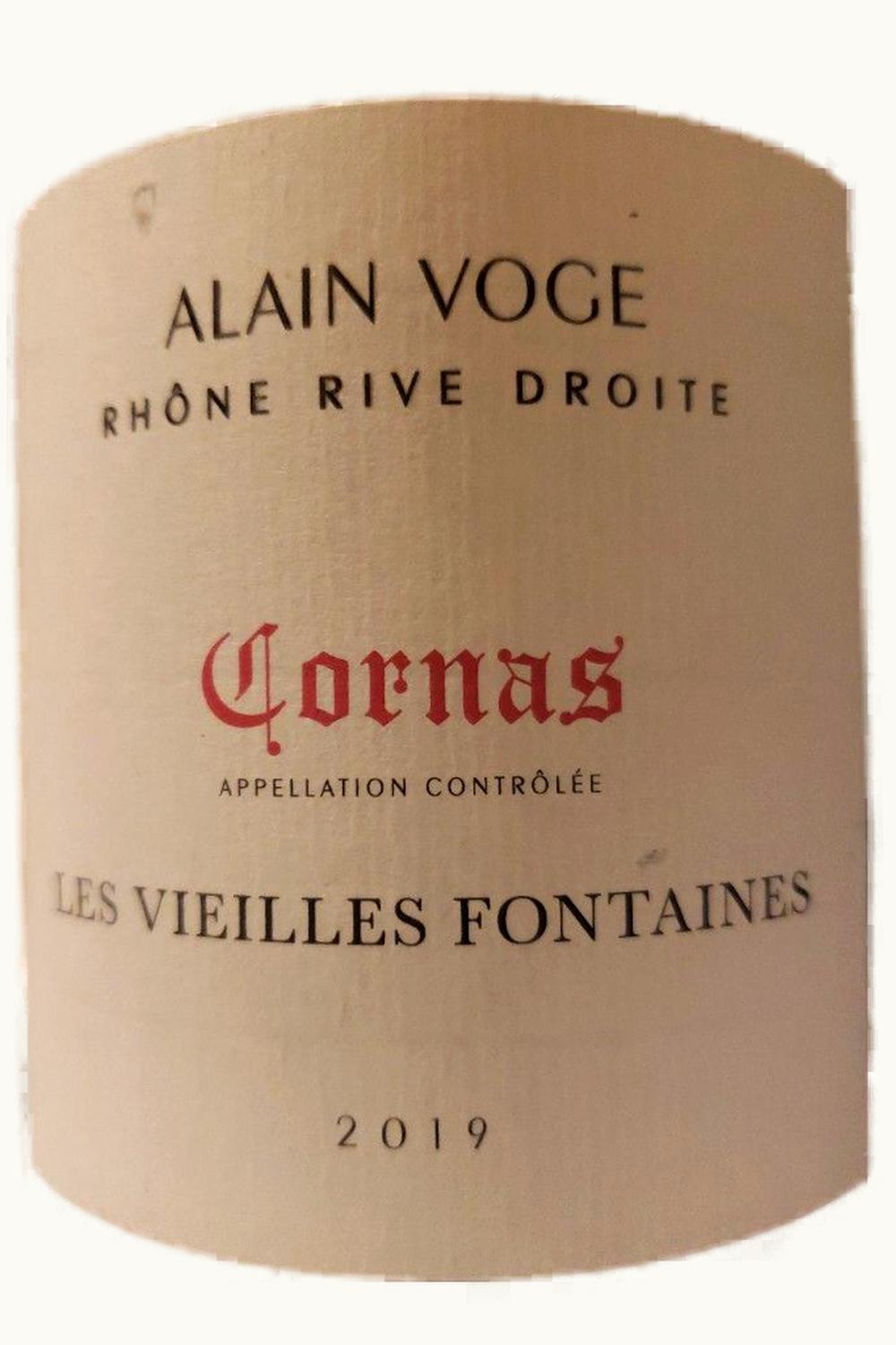 Domaine Alain Voge Les Vieilles Fontain Cornas Rhone France, 1991