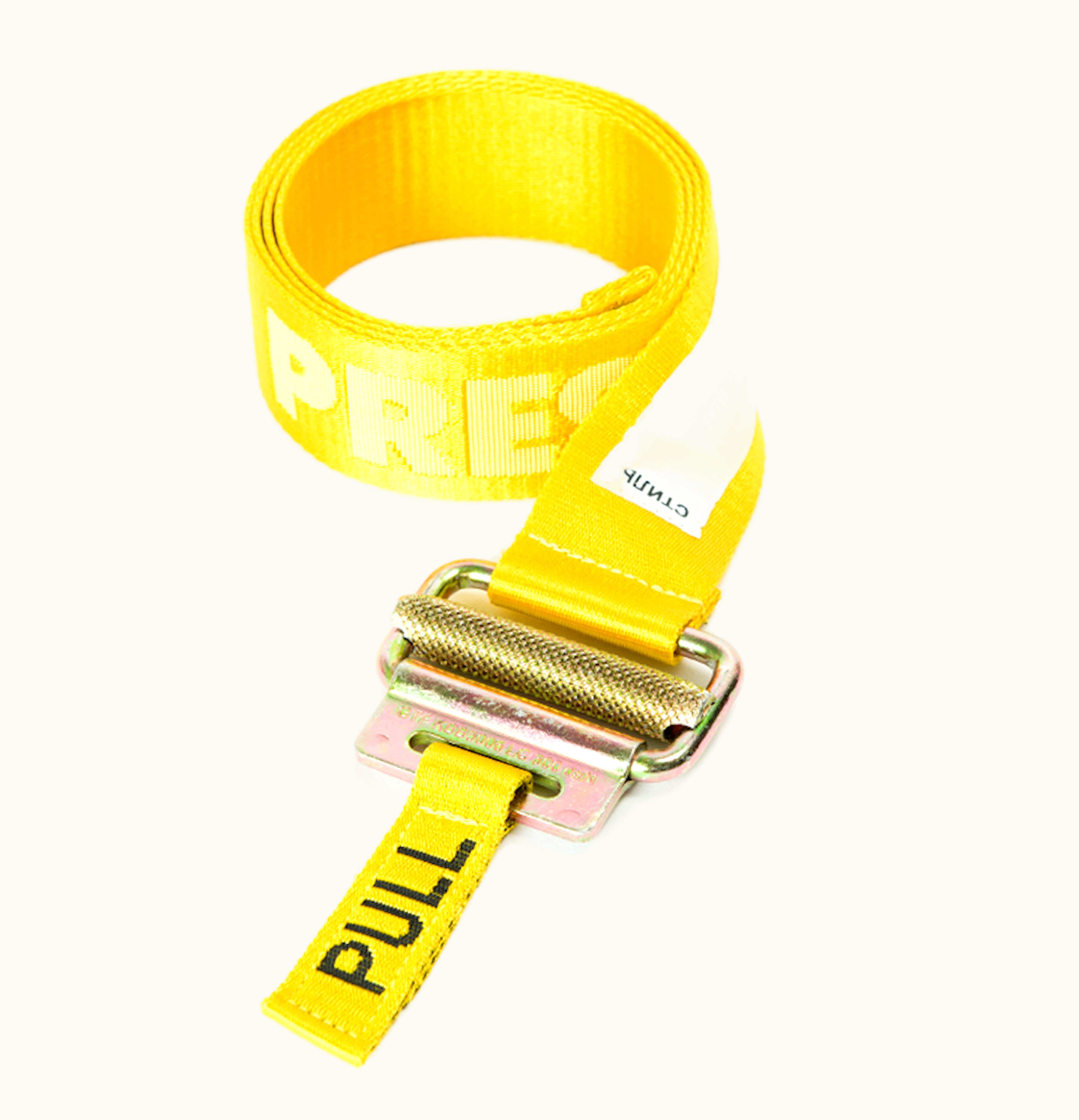 Heron Preston Heron Preston Jacquard Tape Belt SS19 Yellow
