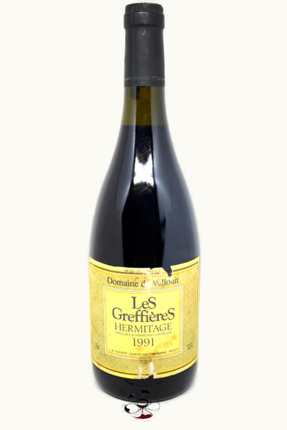 L. de Vallouit L. de Vallouit Les Greffier Hermitage Rhone France, 1991