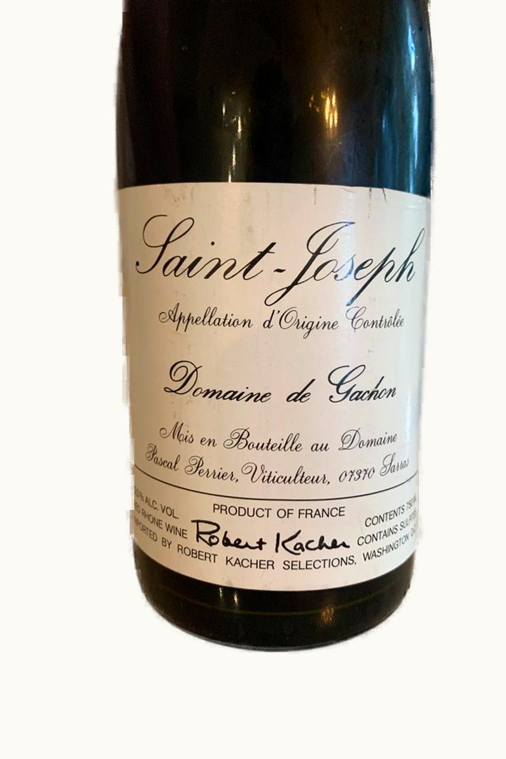 Pascal Perrier Domaine de Gachon Pascal Perrier Domaine de Gachon St Joseph Rhone France, 1991