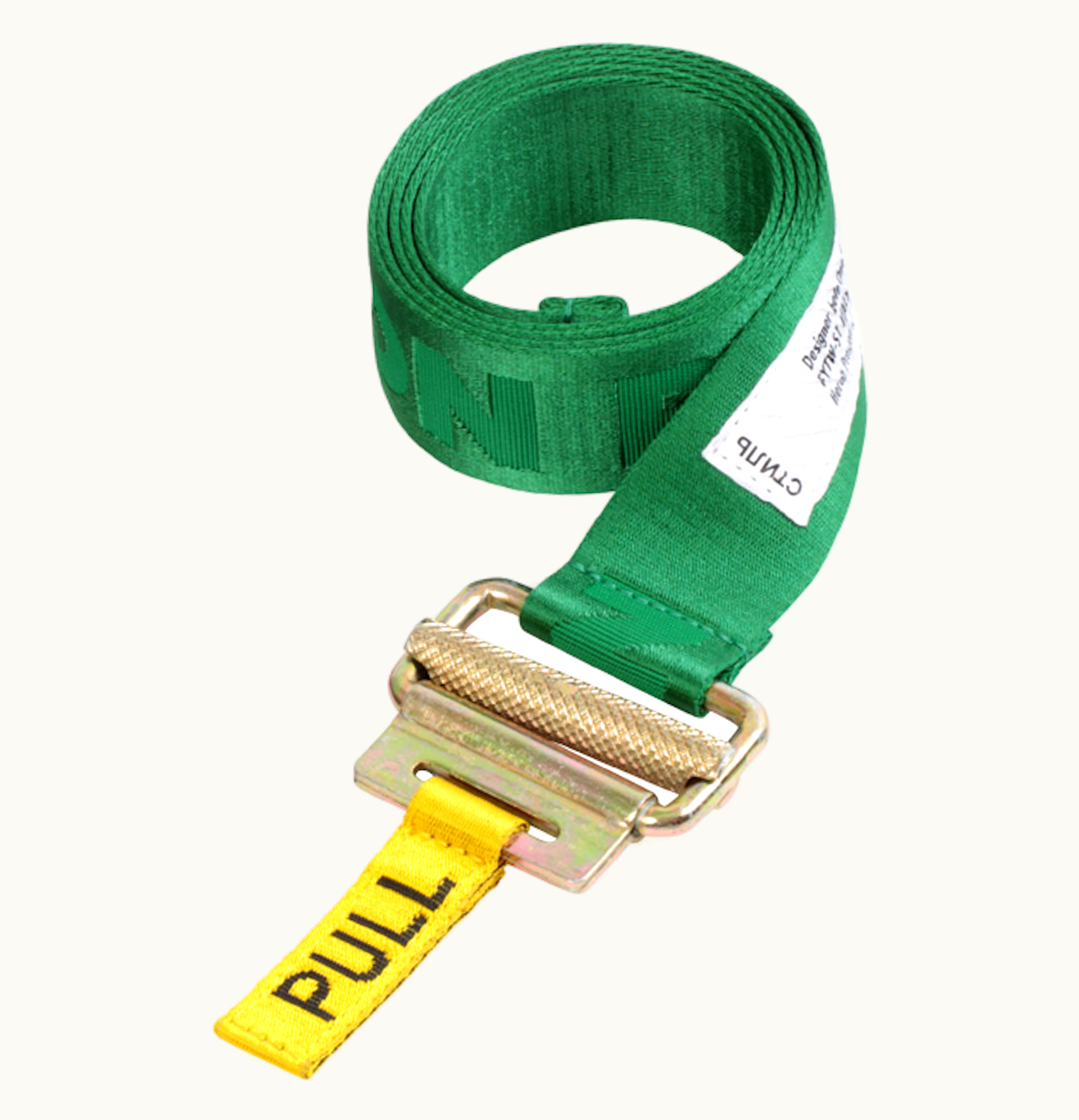 Heron Preston Heron Preston Jacquard Tape Belt SS19 Green
