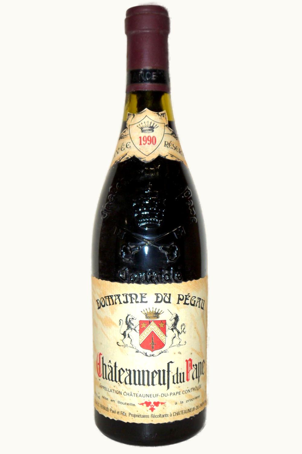 Domaine du Pegau Domaine du Pegau Chateauneuf Pape Cuvee Rsrv Rhone France, 1990