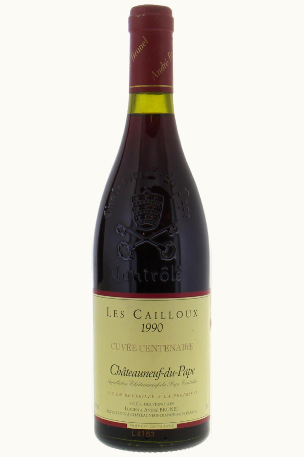 Lucien & André Brunel Les Cailloux Chateauneuf du Pape Rhone France, 1990