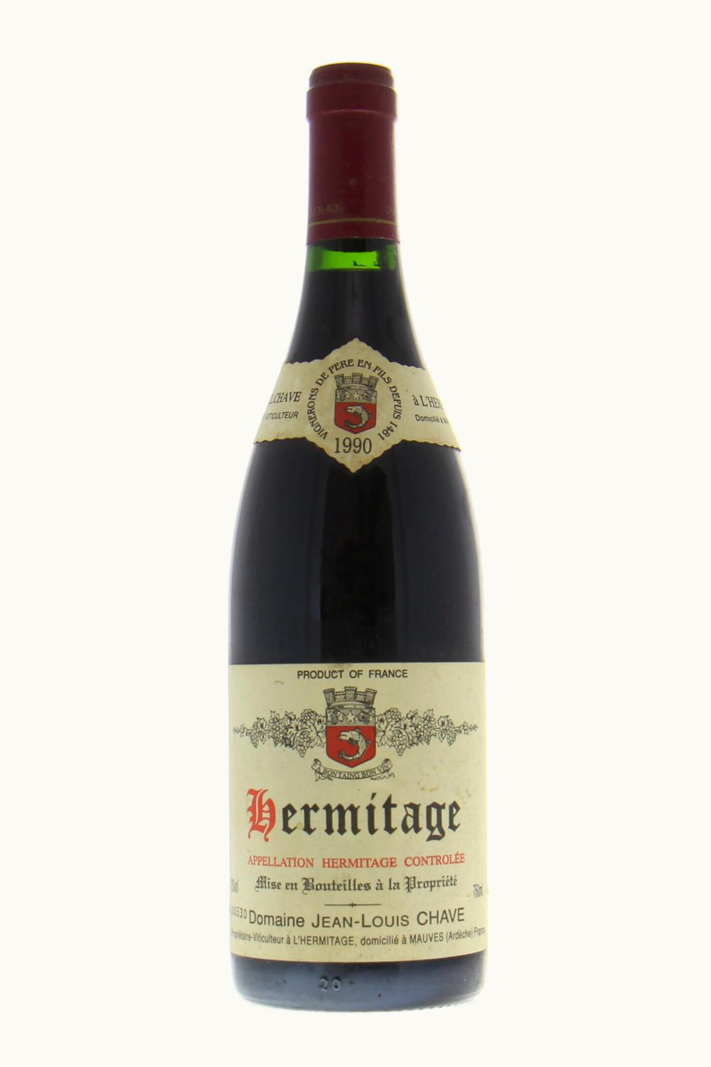 Domaine Jean Louis Chave Blanc Hermitage Rhone France, 1990